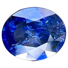 2.07 carats Blue Sapphire Stone Oval Cut Natural Sri Lankan Gemstone