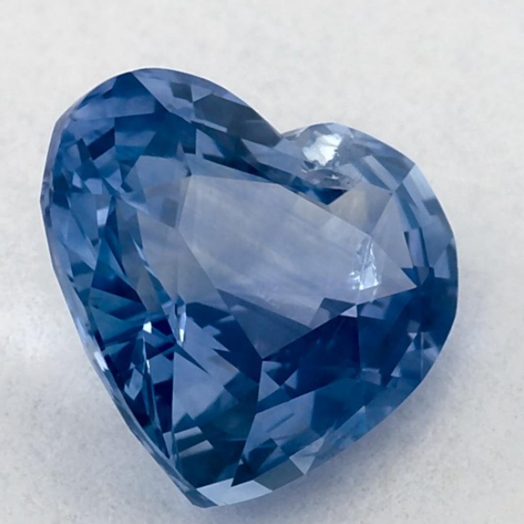 2.07 Karat Blauer Saphir Herz Loser Edelstein (Herzschliff) im Angebot