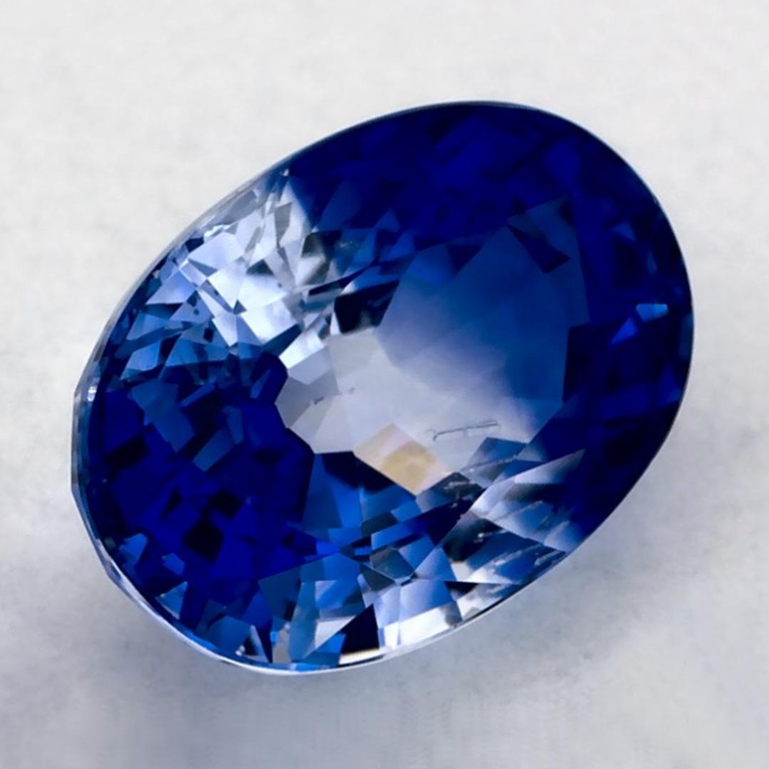 Oval Cut 2.07 Ct Blue Sapphire Oval Loose Gemstone For Sale