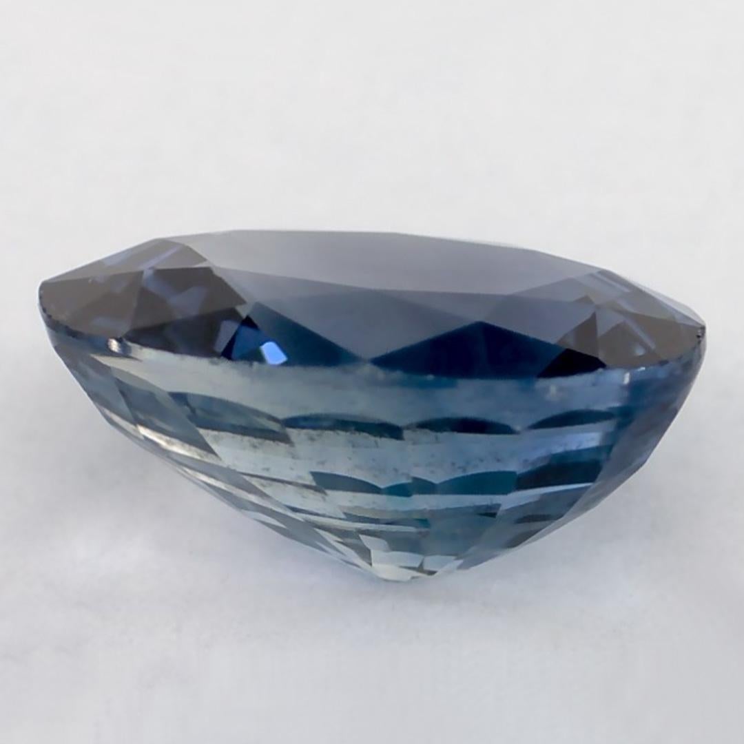 2.07 Karat Blauer Saphir Oval Loser Edelstein im Zustand „Neu“ im Angebot in Fort Lee, NJ