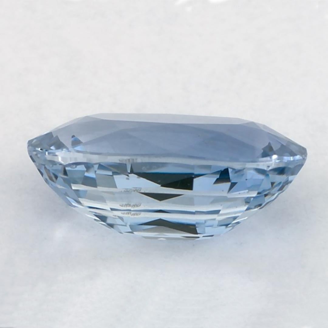 2.07 Ct Blue Sapphire Oval Loose Gemstone In New Condition For Sale In Fort Lee, NJ