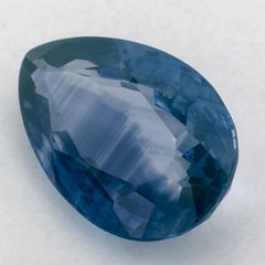 2.07 Ct Blue Sapphire Pear Loose Gemstone