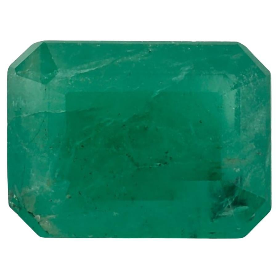 2.07 Ct Emerald Octagon Cut Loose Gemstone For Sale