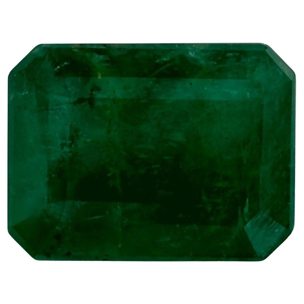 2.07 Ct Emerald Octagon Loose Gemstone For Sale