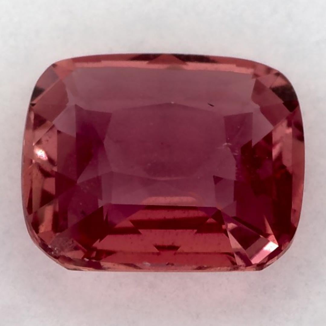 2,07 carati di zaffiro rosa a cuscino, gemma sciolta In condizioni Nuovo in vendita a Fort Lee, NJ
