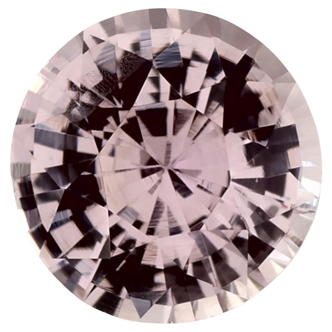 Pierre précieuse ronde saphir rose 2.07 carats