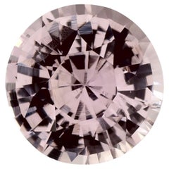 Pierre précieuse ronde saphir rose 2.07 carats