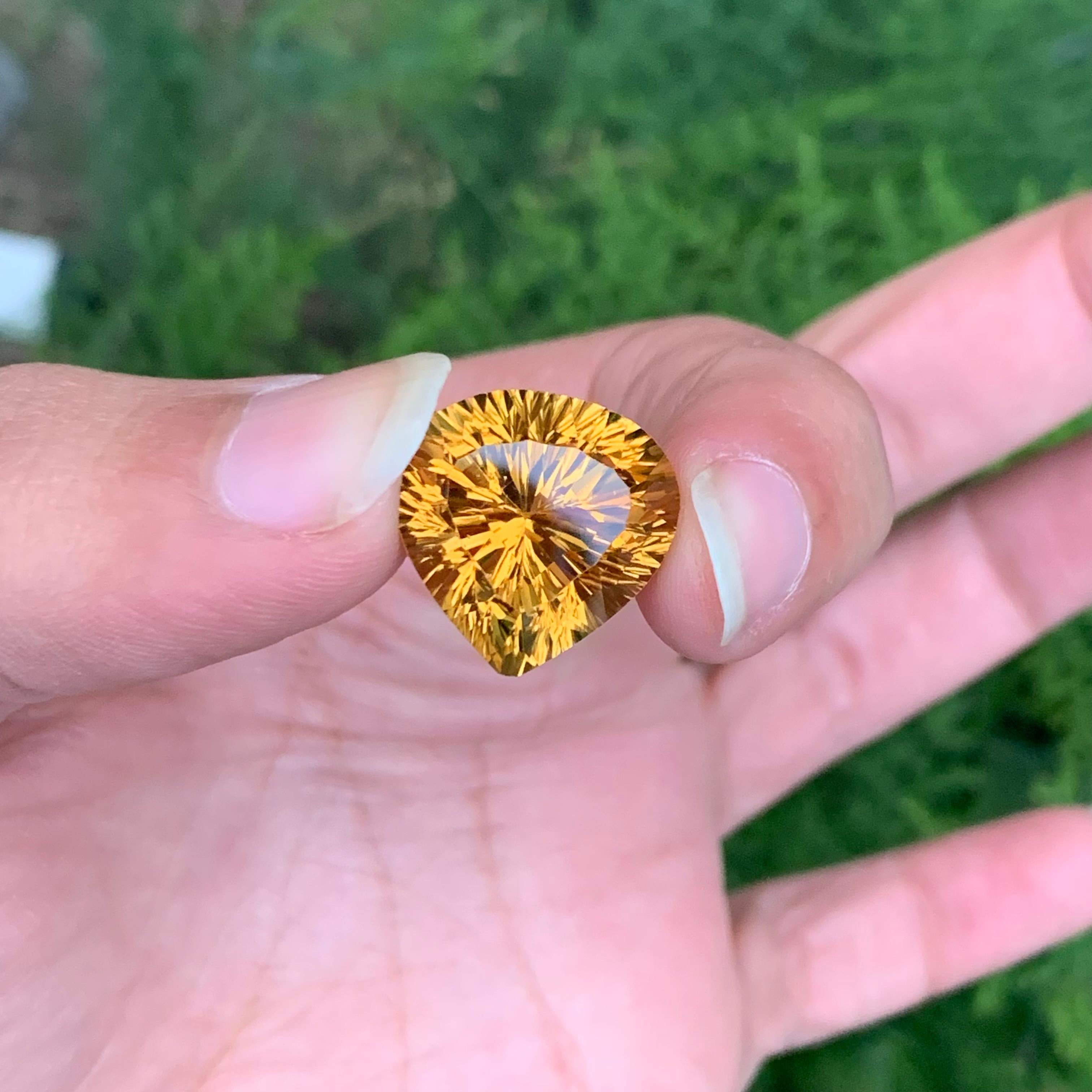 Pierre précieuse naturelle non sertie de 20,70 carats, taille laser en vente 1