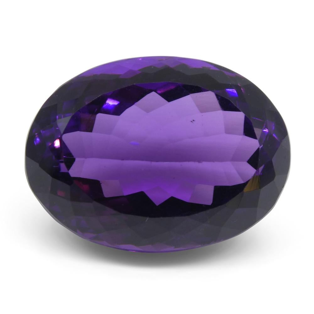 20.72 ct Oval Amethyst In New Condition For Sale In Toronto, Ontario