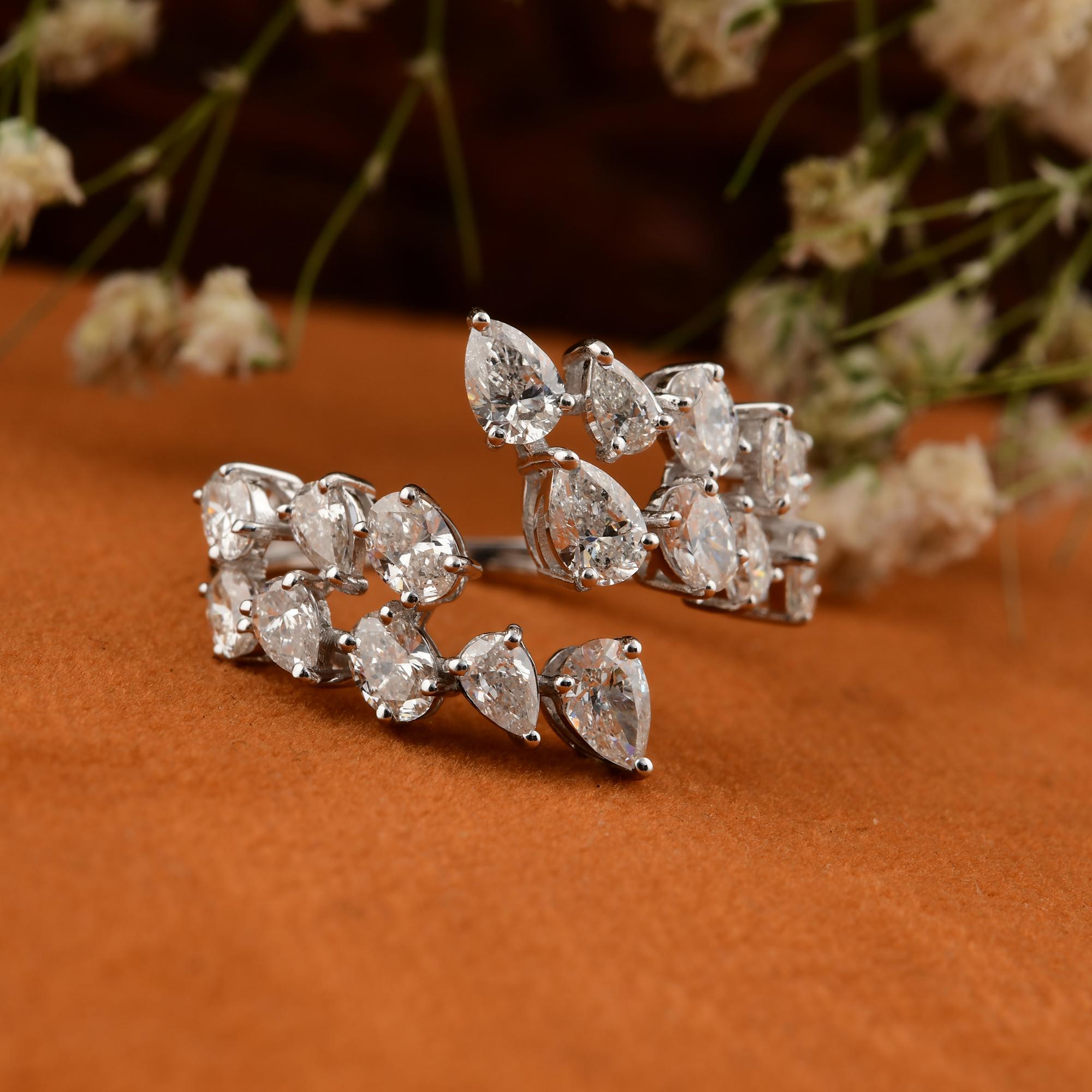 in vendita:  Anello aperto con diamanti a taglio misto da 2,07 carati Regalo di nozze in oro bianco 18 carati Tutte le tariffe pagate 4