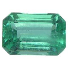 2.07ct Octagonal/Emerald Cut Green Emerald from Zambia (Émeraude verte de Zambie)