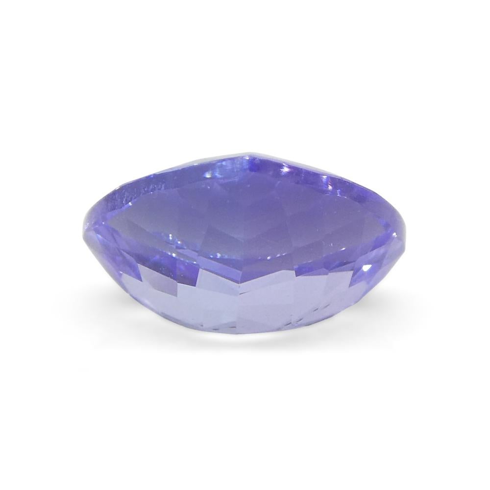 2.07ct Trillion Violet Blue Tanzanite from Tanzania For Sale 2