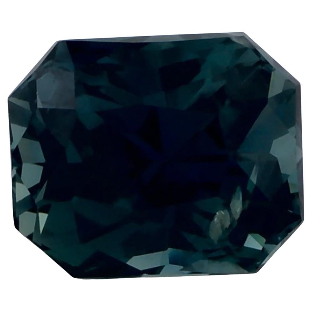 2.08 Ct Blue Sapphire Octagon Cut Loose Gemstone