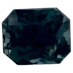 2.08 Ct Blue Sapphire Octagon Cut Loose Gemstone