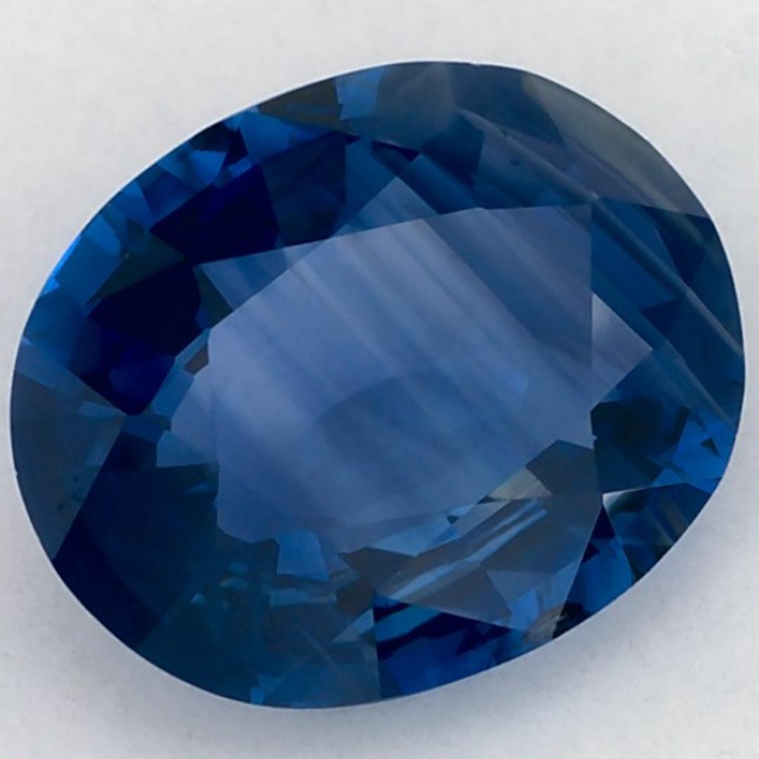 2.08 qt Zafiro Azul Oval Gema Suelta Corte oval en venta