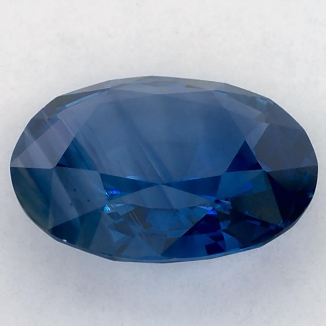 2.08 qt Zafiro Azul Oval Gema Suelta en Nuevo estado para la venta en Fort Lee, NJ