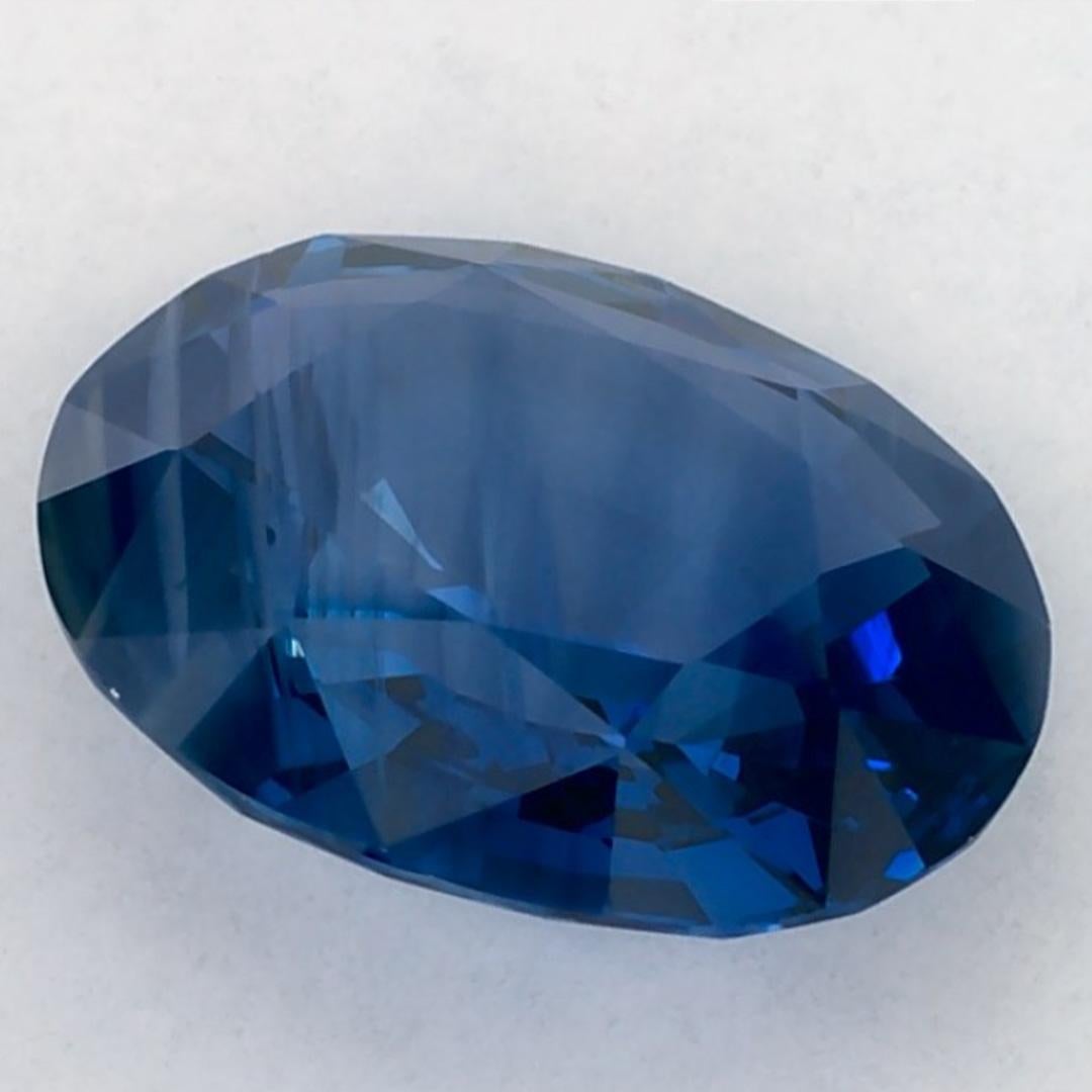 2.08 qt Zafiro Azul Oval Gema Suelta en venta 1
