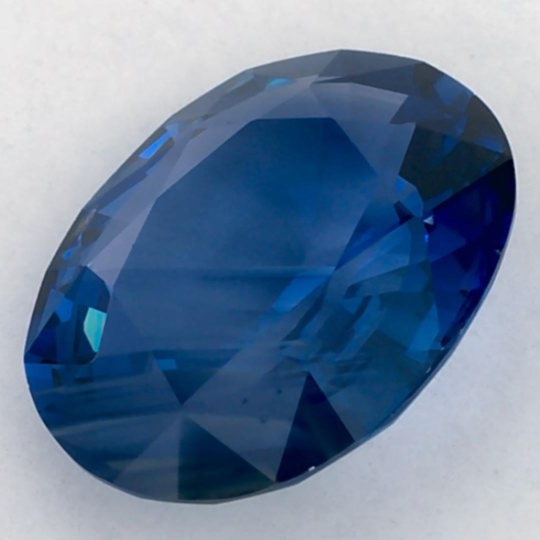 2.08 qt Zafiro Azul Oval Gema Suelta en venta 3