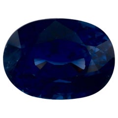 2.08 Ct Blue Sapphire Oval Loose Gemstone