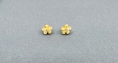 2,08 Karat natürliche gelbe Diamant-Ohrringe