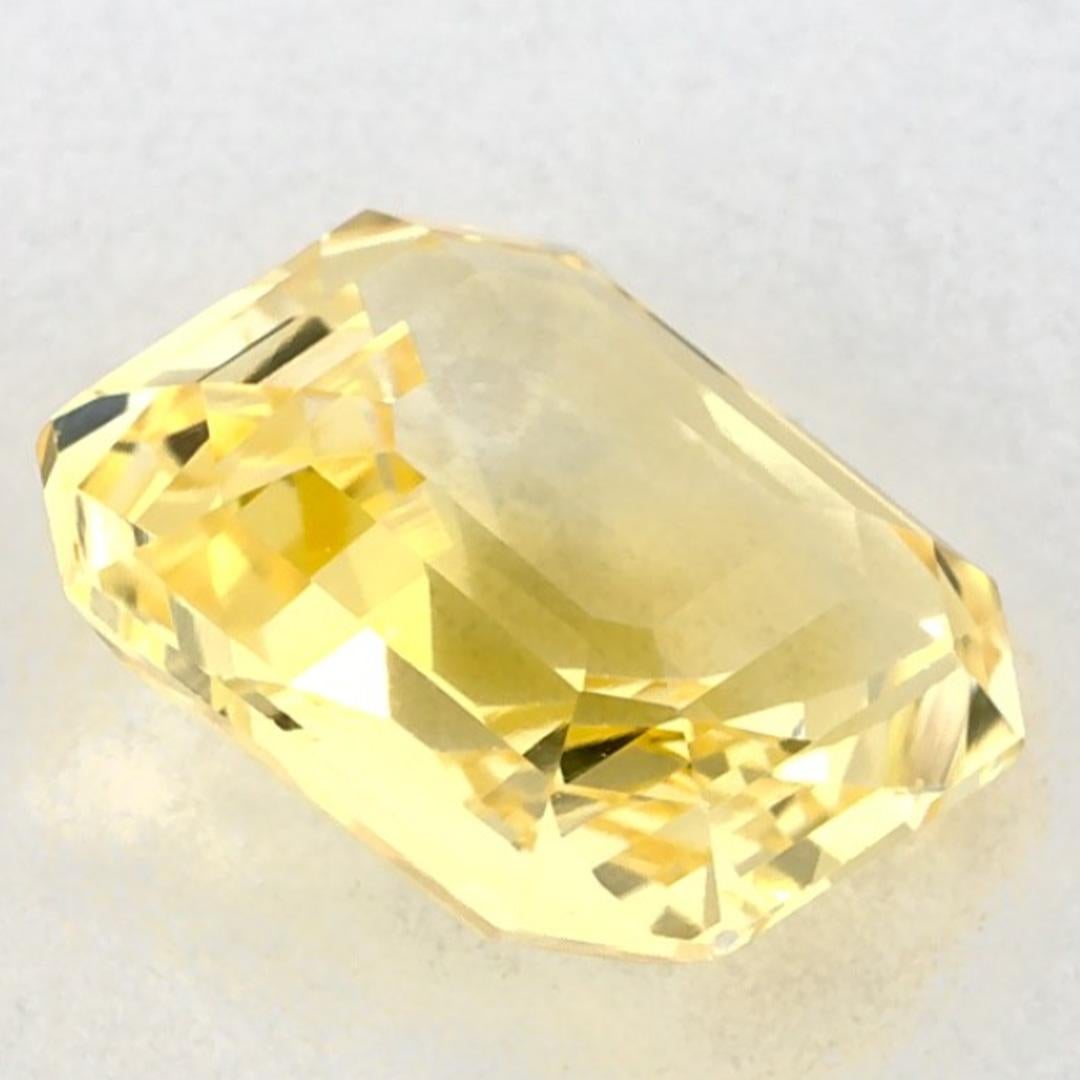 2.08 qt Zafiro Amarillo Octágono Gema Suelta en venta 1