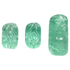 20.82 Carat Russian Emerald Cushion Cut for Fine Jewelry Natural emerald Gem