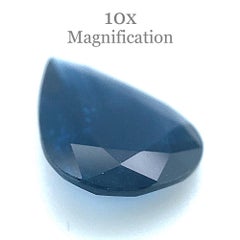 2.08ct Pear Blue Sapphire from Thailand Unheated