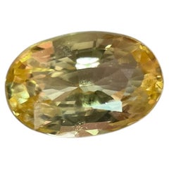 2.08Ct Unheated Yellow Sapphire – GIA Certified (8.52 x 5.60 x 4.72mm)