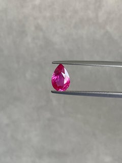 2,09 Karat Mosambik-Rubin - Birnenschliff