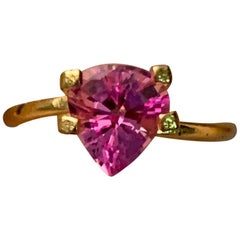 2.09 Carat Pink Pear Shape Sapphire Loose Gemstone