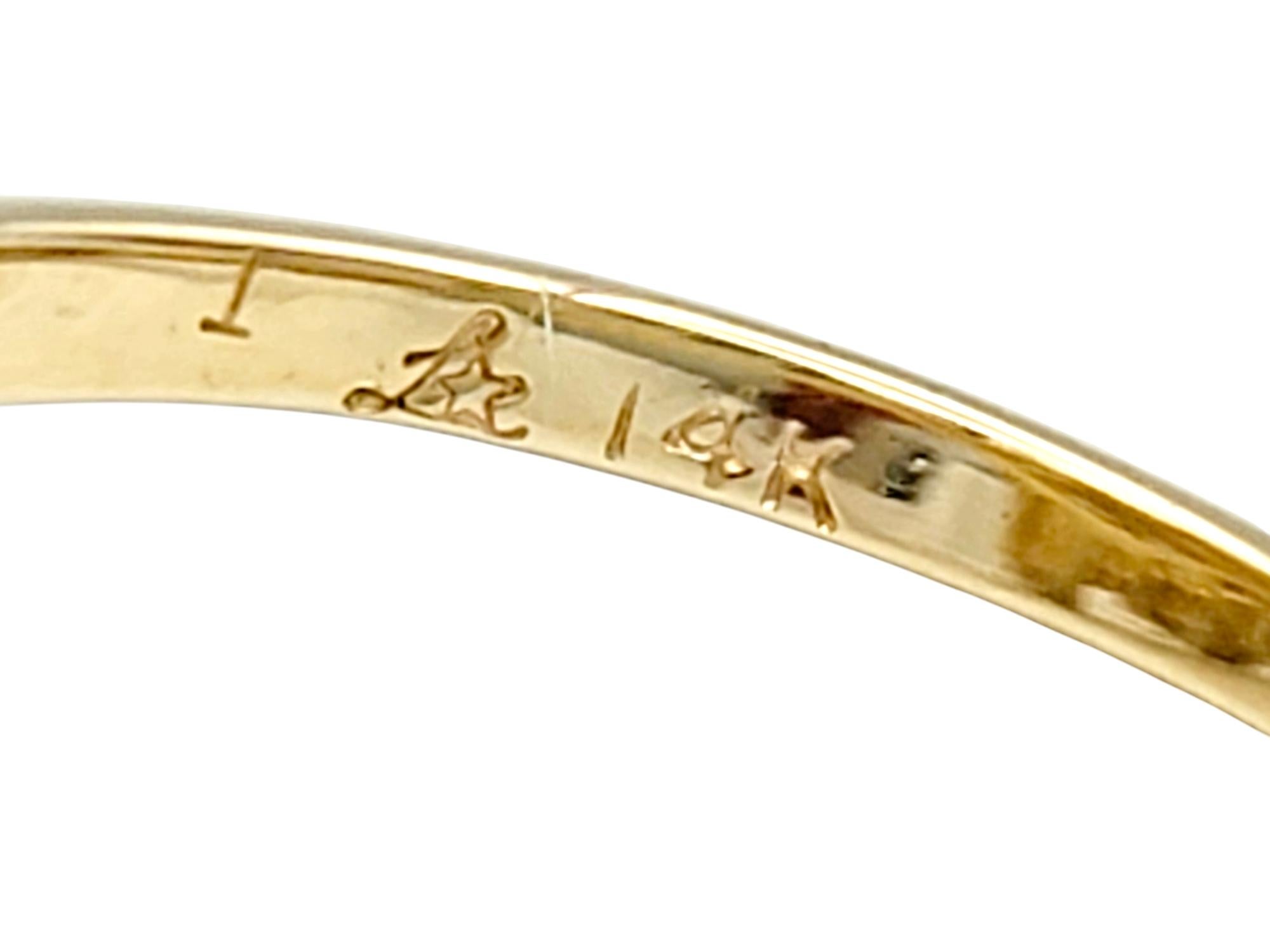 2.09 Carat Round Diamond Cluster Spiral Cocktail Ring in 14 Karat Yellow Gold In Good Condition For Sale In Scottsdale, AZ