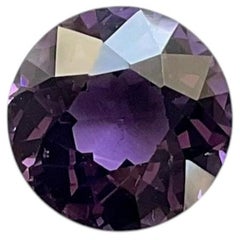 2.09 quilates espinela cambio de color natural redonda piedra para joyería fina gema natural
