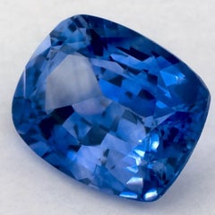 2.09 carati di zaffiro blu a cuscino, gemma sfusa
