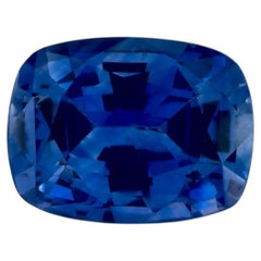 2.09 carati di zaffiro blu a cuscino, gemma sfusa