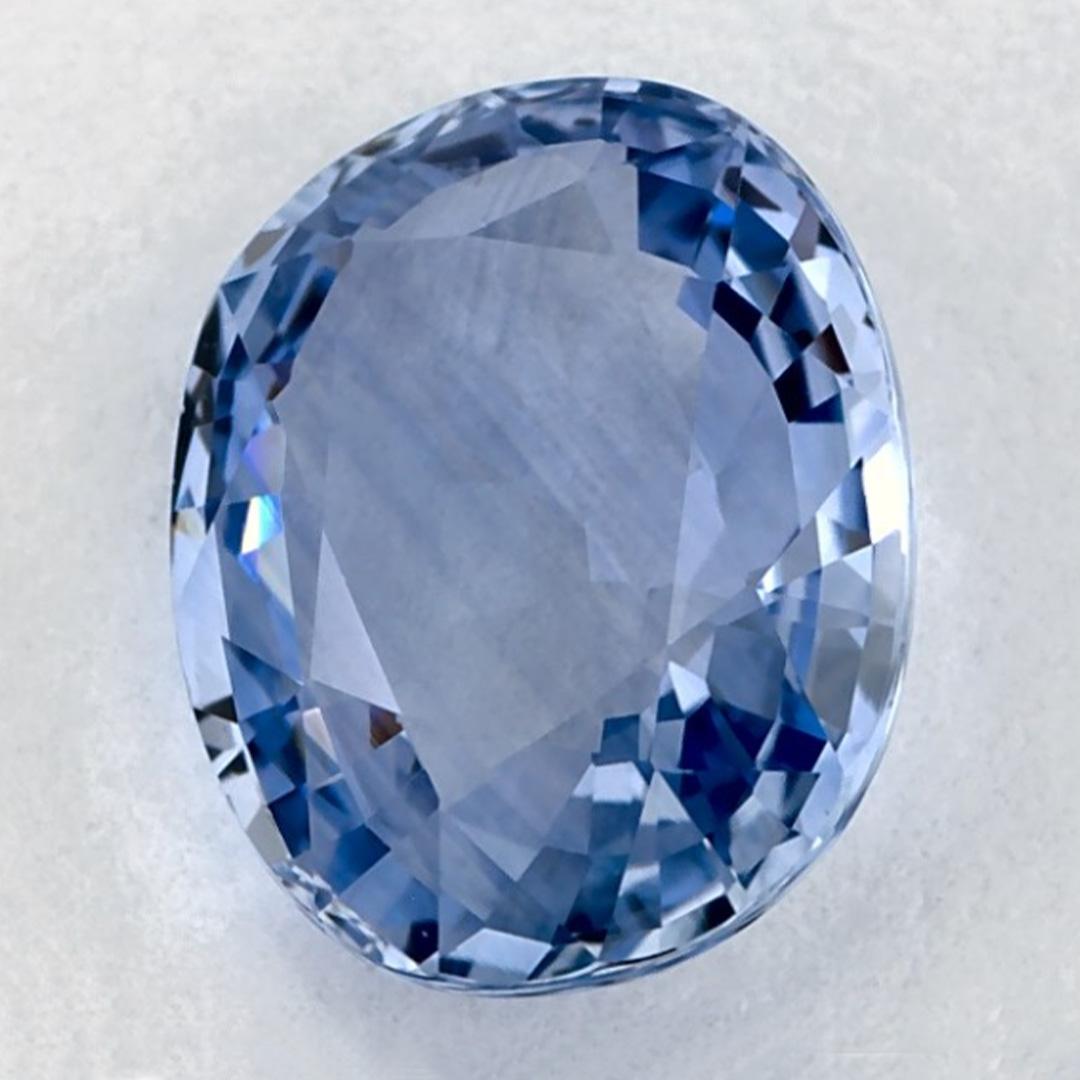 Oval Cut 2.09 Ct Blue Sapphire Oval Loose Gemstone For Sale