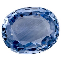 2.09 qt Zafiro Azul Oval Gema Suelta