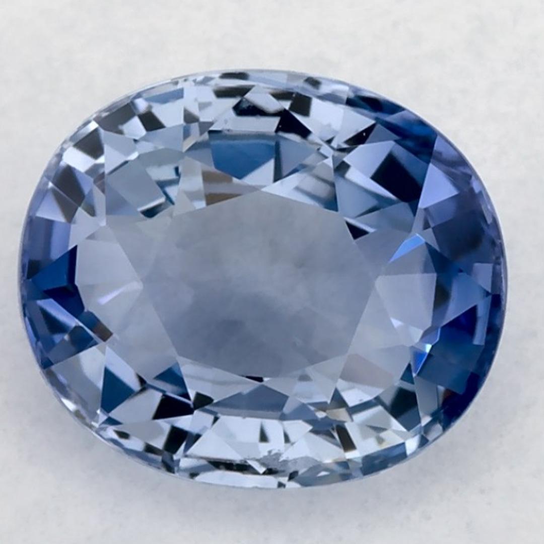 2.09 carati di zaffiro blu ovale sfuso in vendita