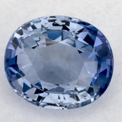 2.09 carati di zaffiro blu ovale sfuso