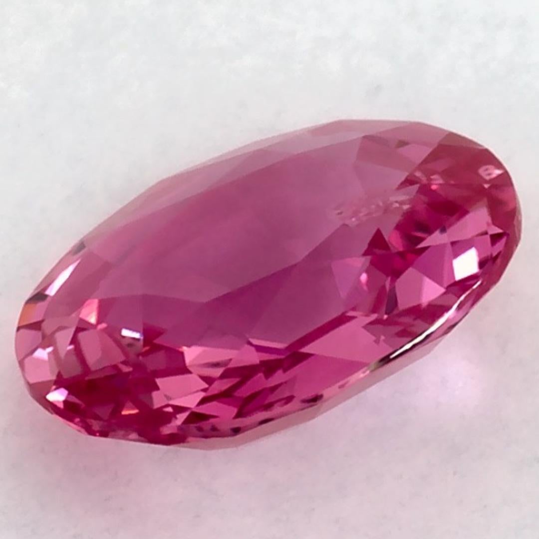 2.09 carati di zaffiro rosa ovale sfuso in vendita 3