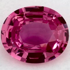 2.09 Ct Pink Sapphire Oval Loose Gemstone (pierre précieuse en vrac)