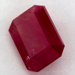 2.09 Ct Ruby Octagon Cut Loose Gemstone