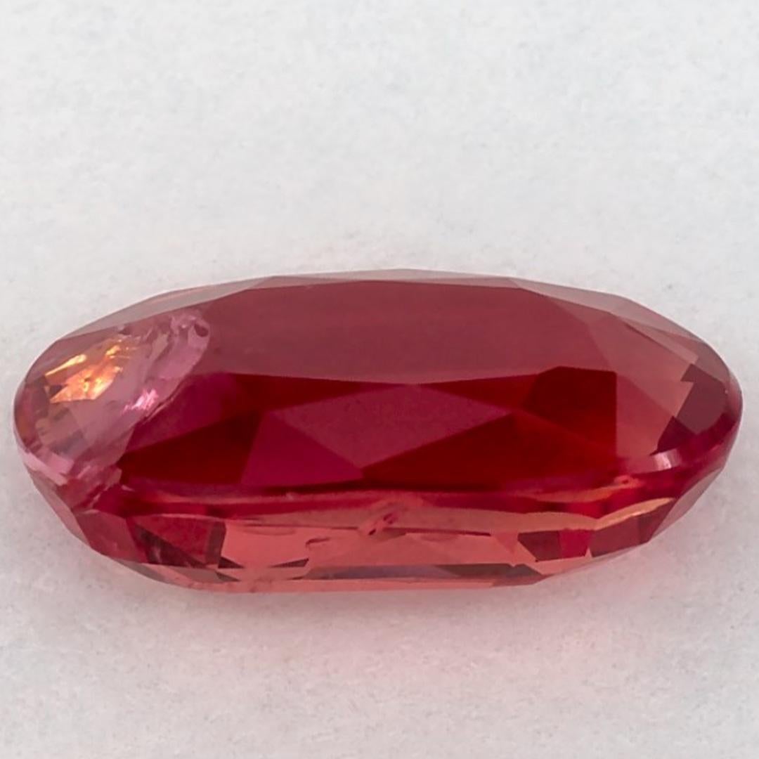 2.09 Ct Ruby Oval Loose Gemstone en Nuevo estado para la venta en Fort Lee, NJ