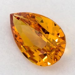 2.09 Ct Yellow Sapphire Pear Loose Gemstone