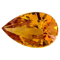 2.09 Ct Yellow Sapphire Pear Loose Gemstone