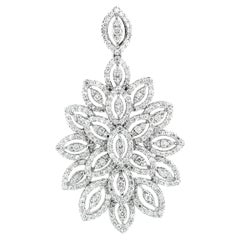 Colgante de diamante blanco de 2,09 cts