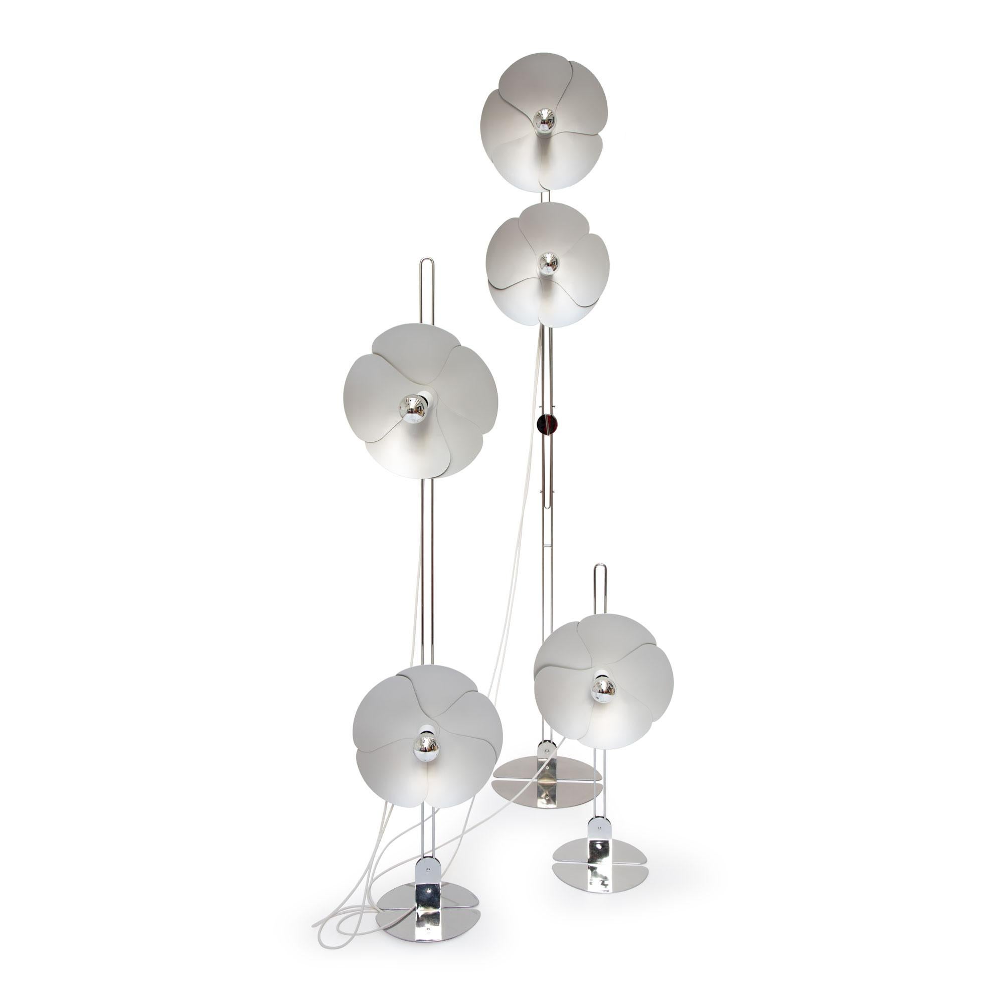 Aluminium 2093-80 Lampadaire par Disderot en vente