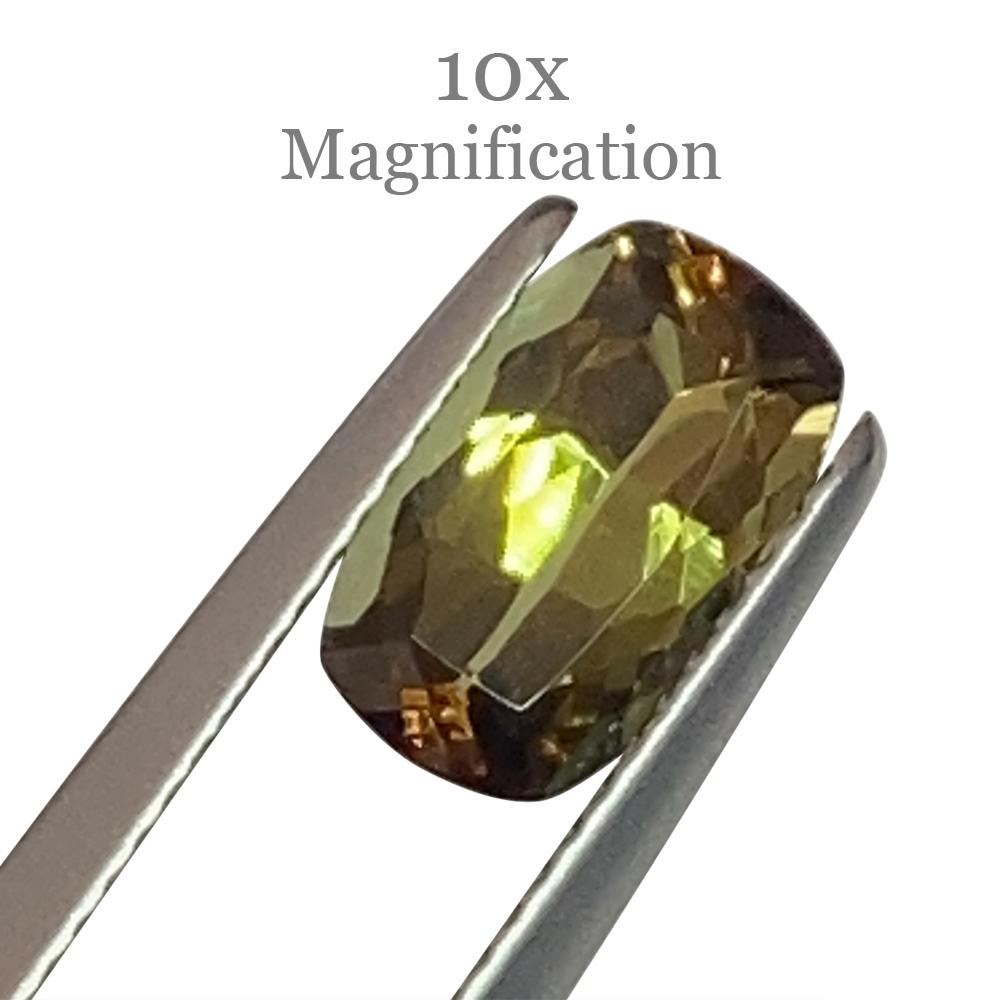 2.09ct Cushion Andalusite GIA Certified For Sale 9