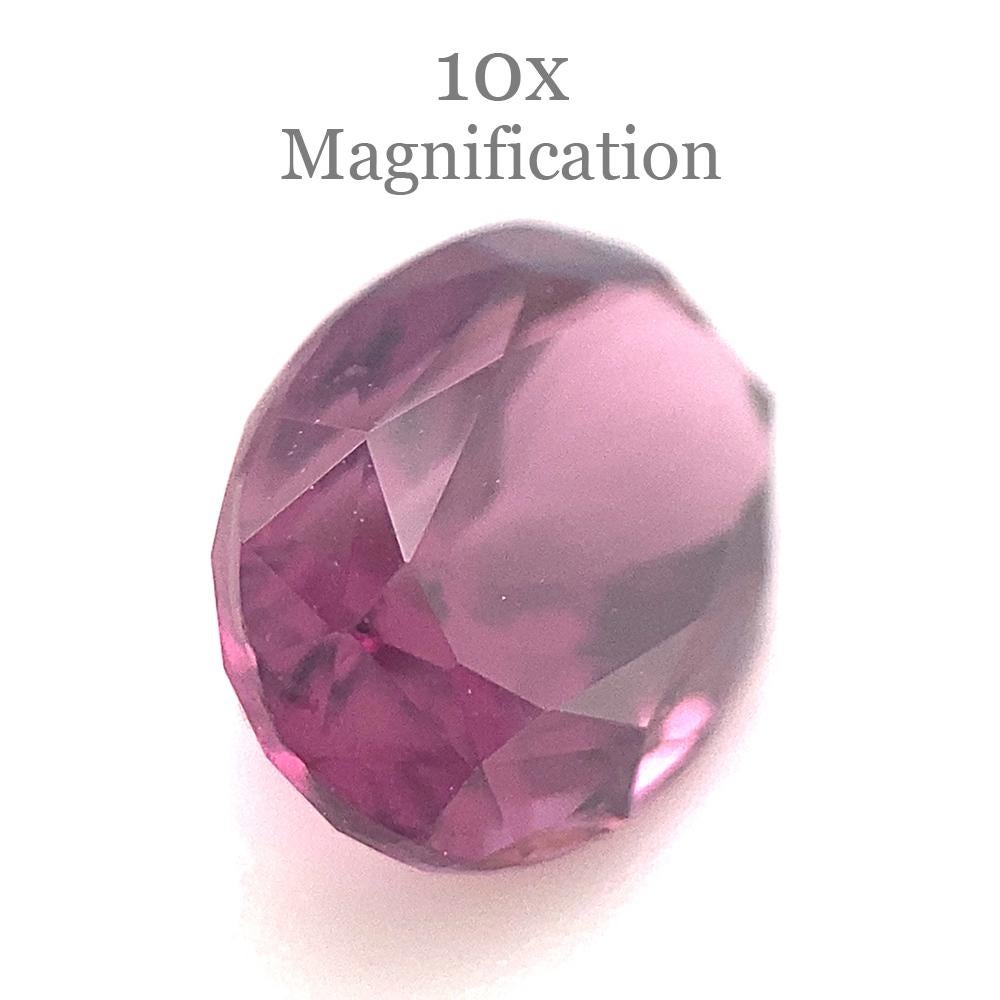 Brilliant Cut 2.09ct Oval Pink-Purple Spinel from Sri Lanka Unheated For Sale