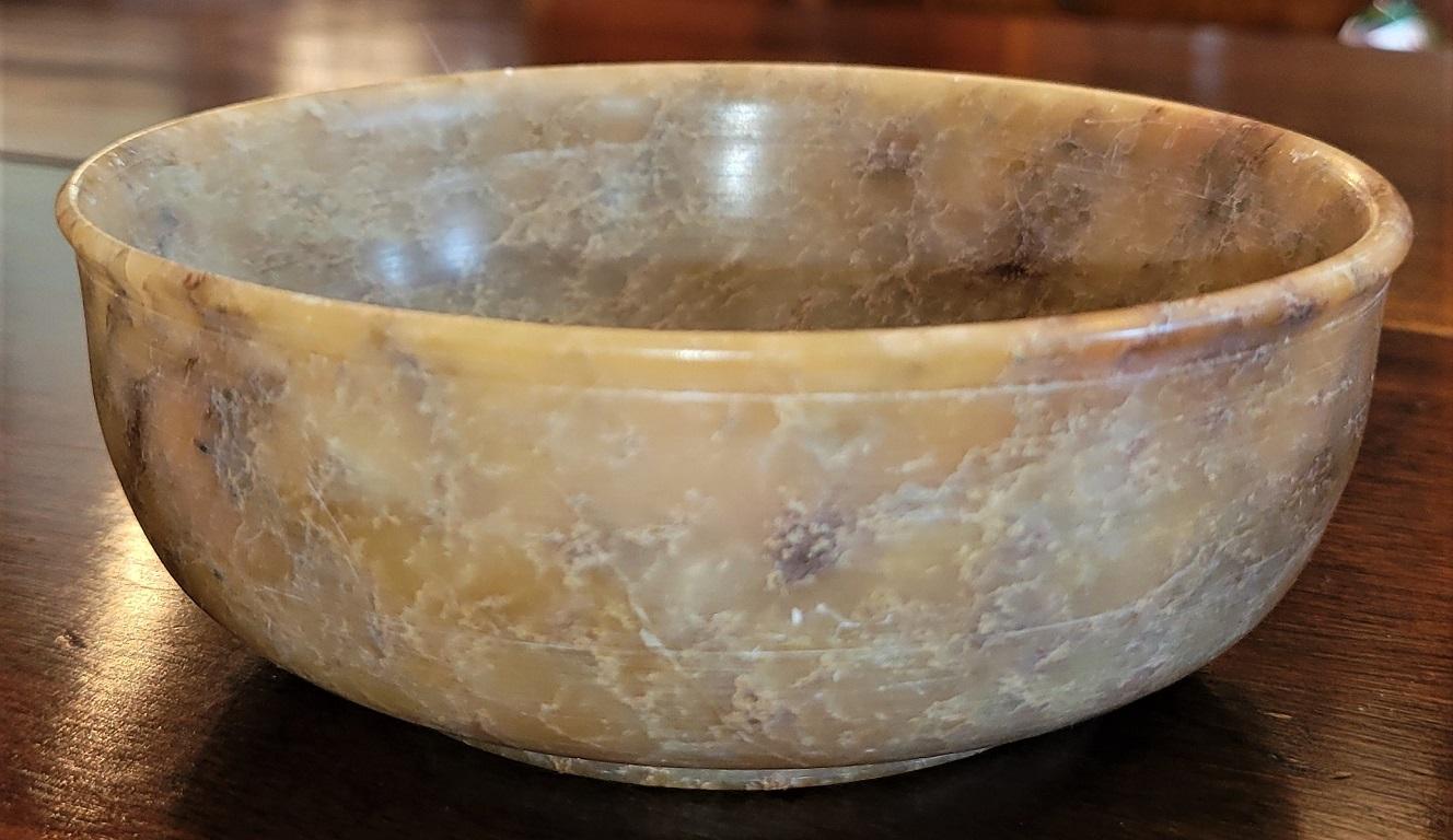 Chinese Export 20C Chinese Soapstone Polished Bowl For Sale