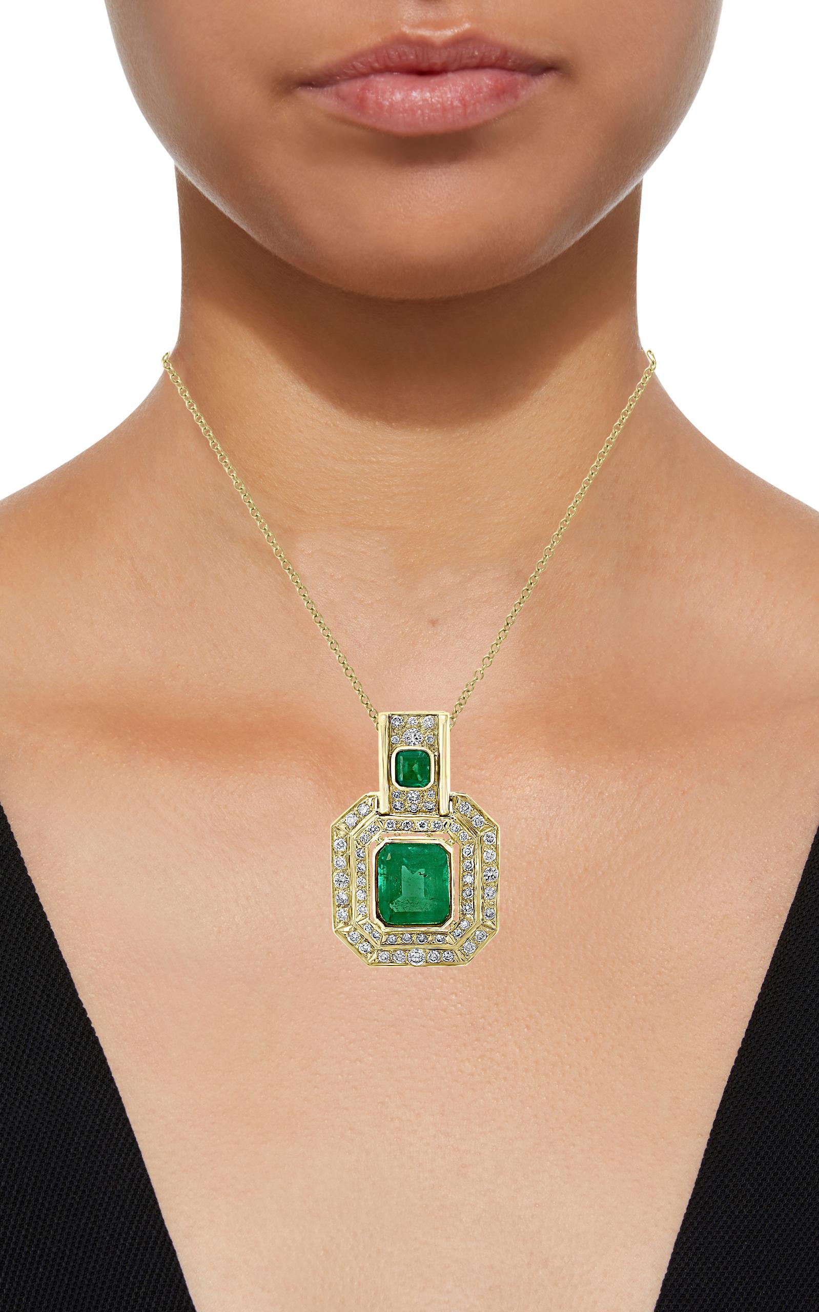 emerald pendents